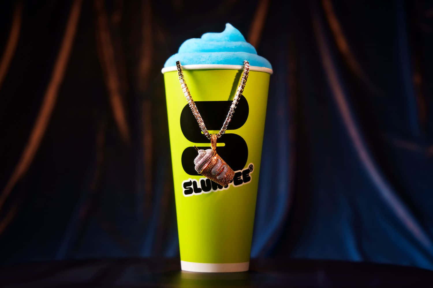 Slurpee Cup With Blinged Out Chain Wallpaper