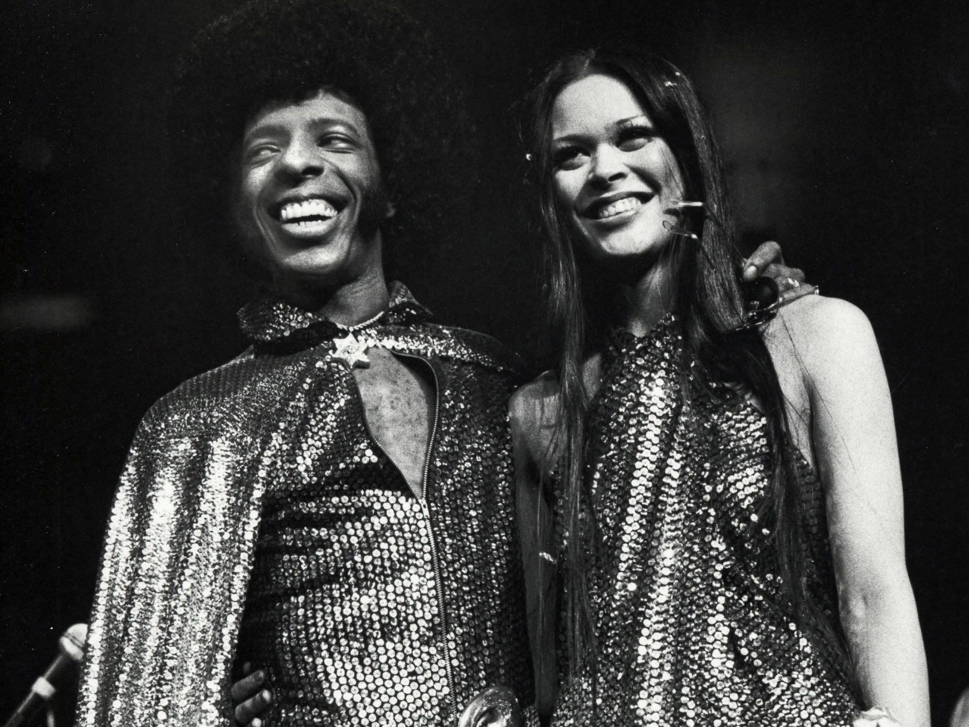 Sly and Kathy, Key Members of Sly and The Family Stone Wallpaper