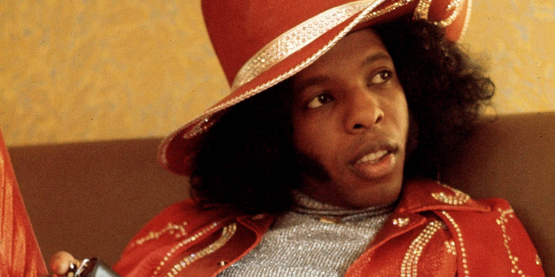 Sly og Family Stone rød outfit Wallpaper