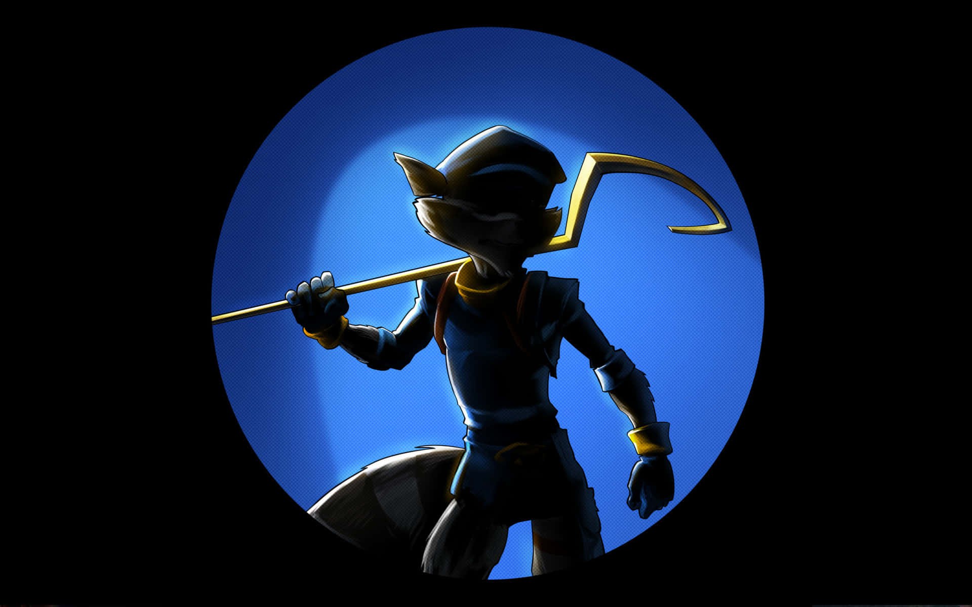 Sly Cooper And His Cane Wallpaper