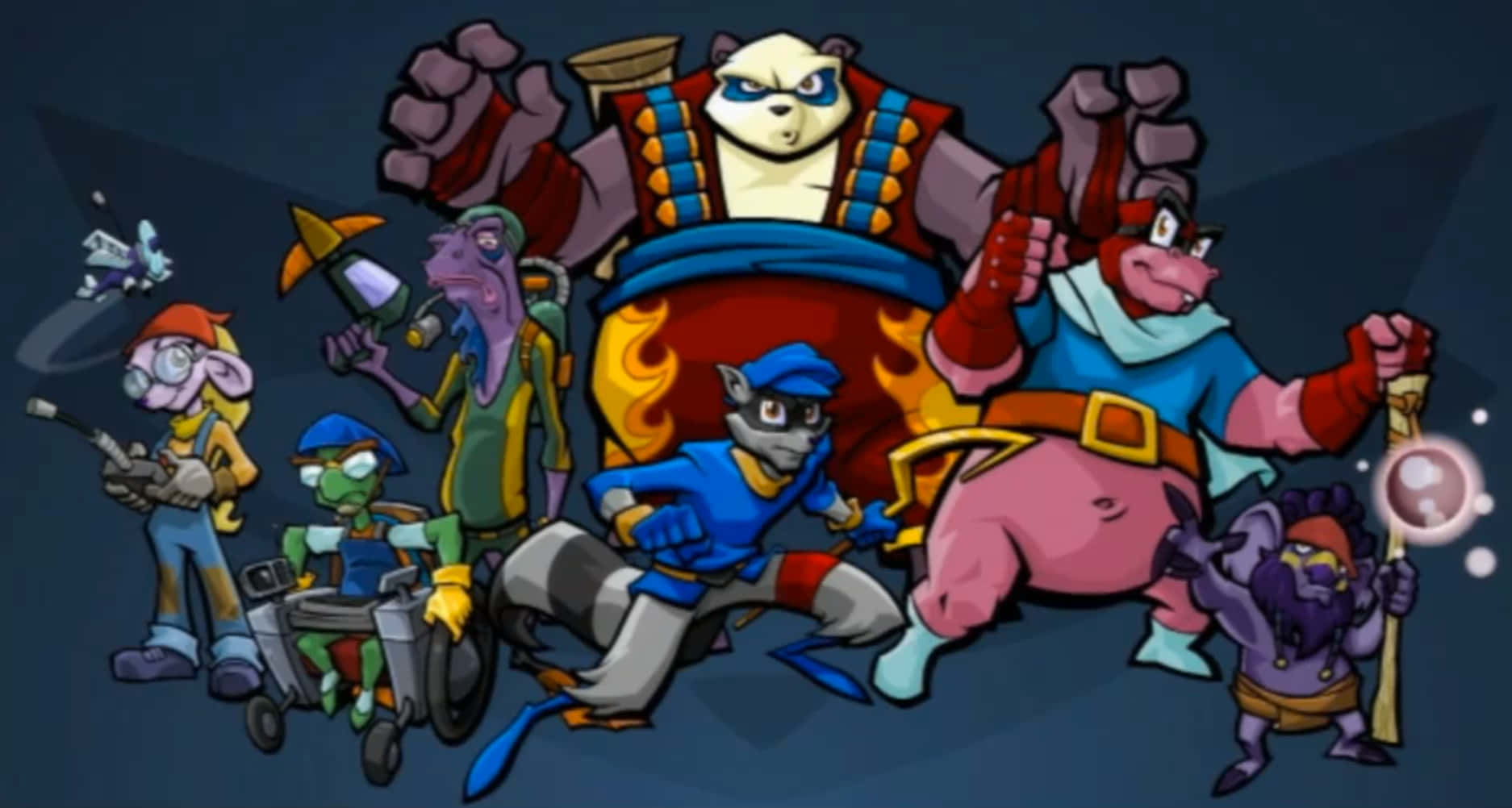 Sly Cooper Characters Wallpaper