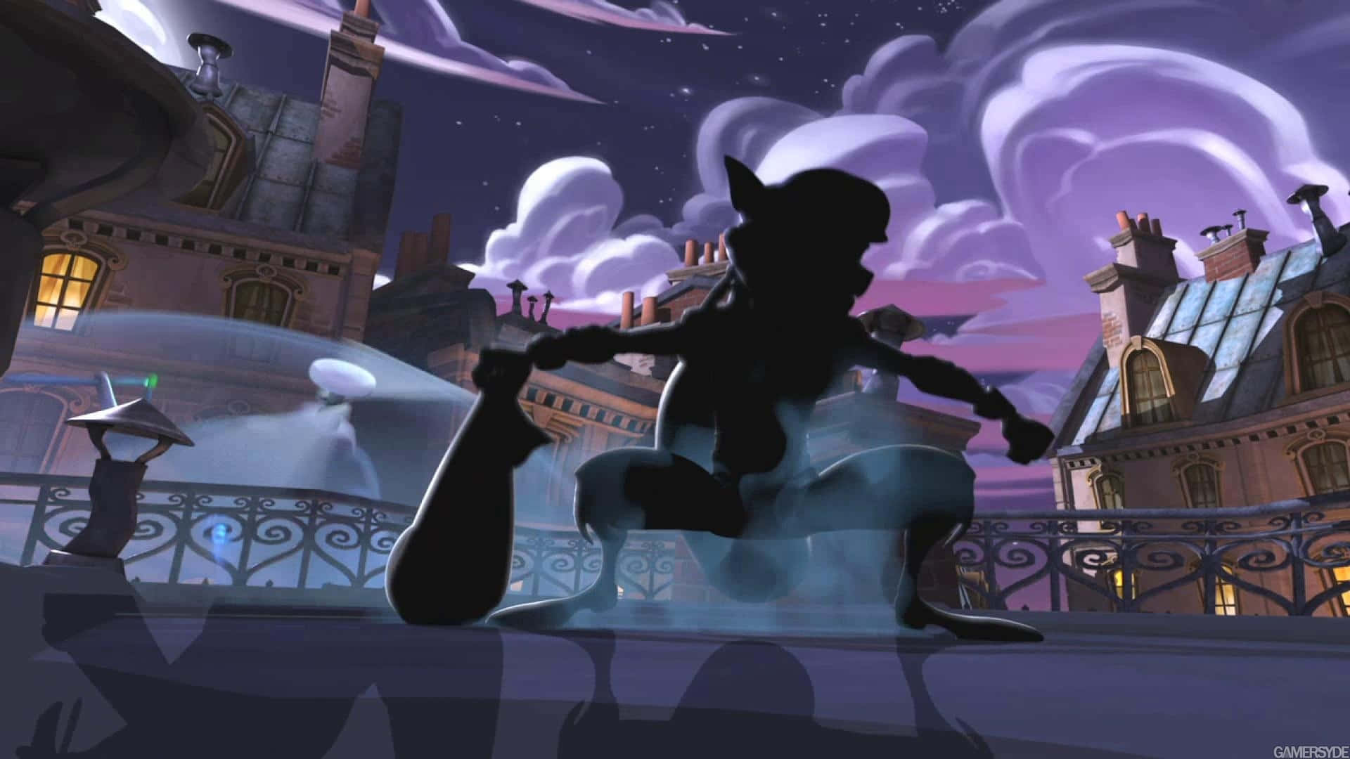 Sly Cooper Silhouette Wallpaper
