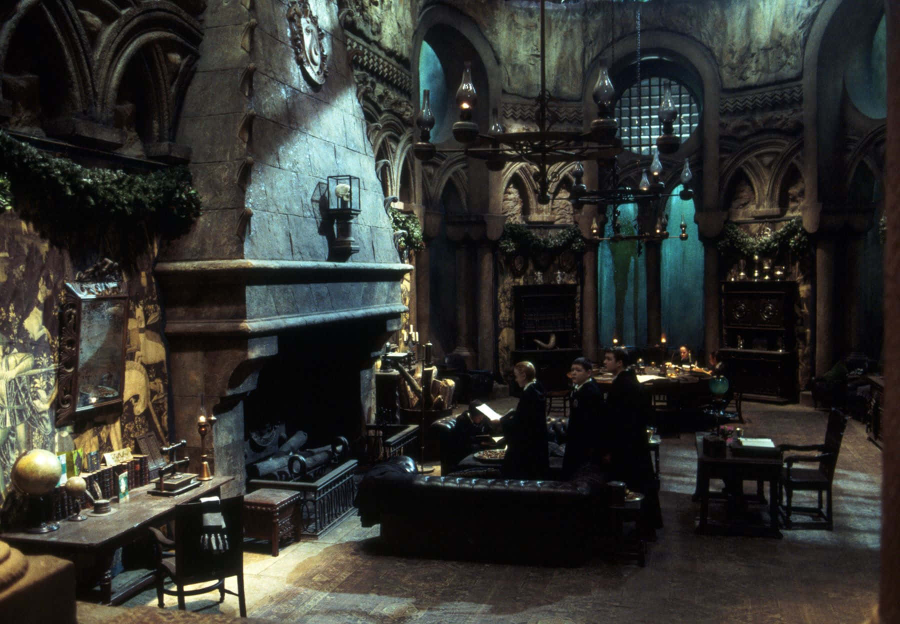 Salle Commune De Serpentard Harry Potter Fond d'écran