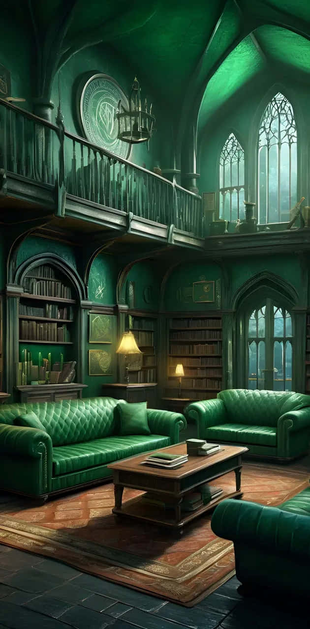 Salle Commune De Serpentard Harry Potter Fond d'écran