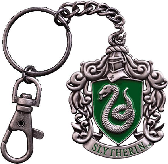 Download Slytherin Crest Keychain | Wallpapers.com