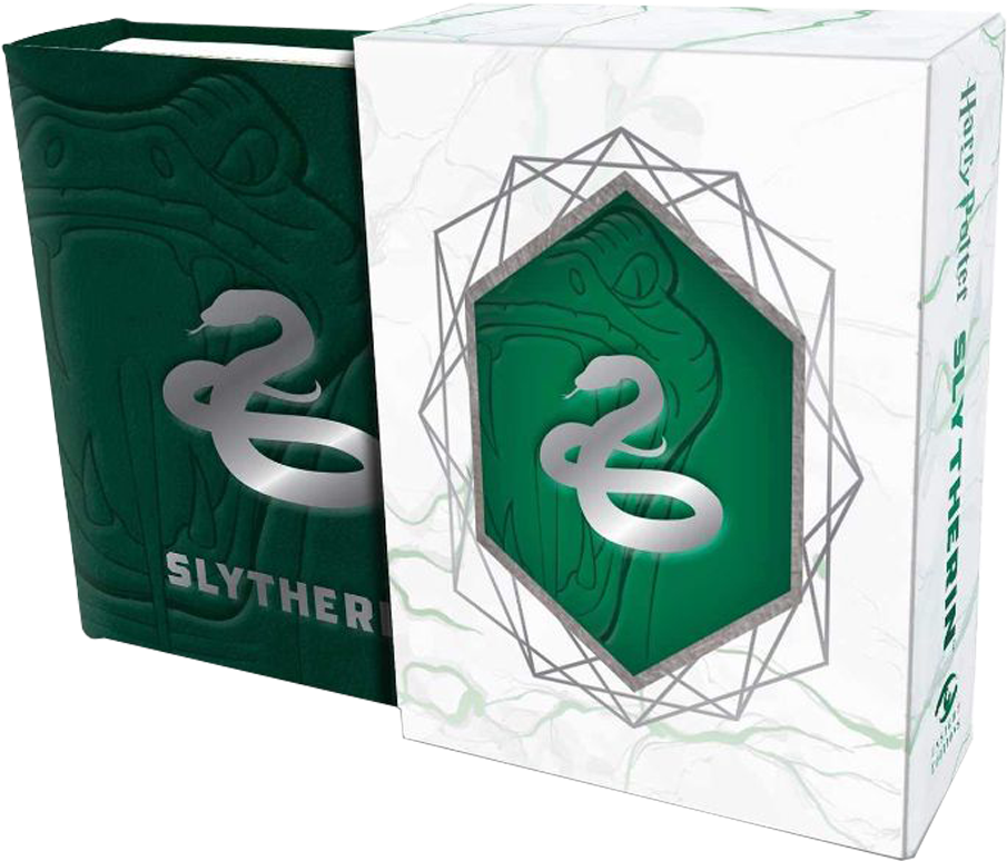 Slytherin House Crest Book Design PNG