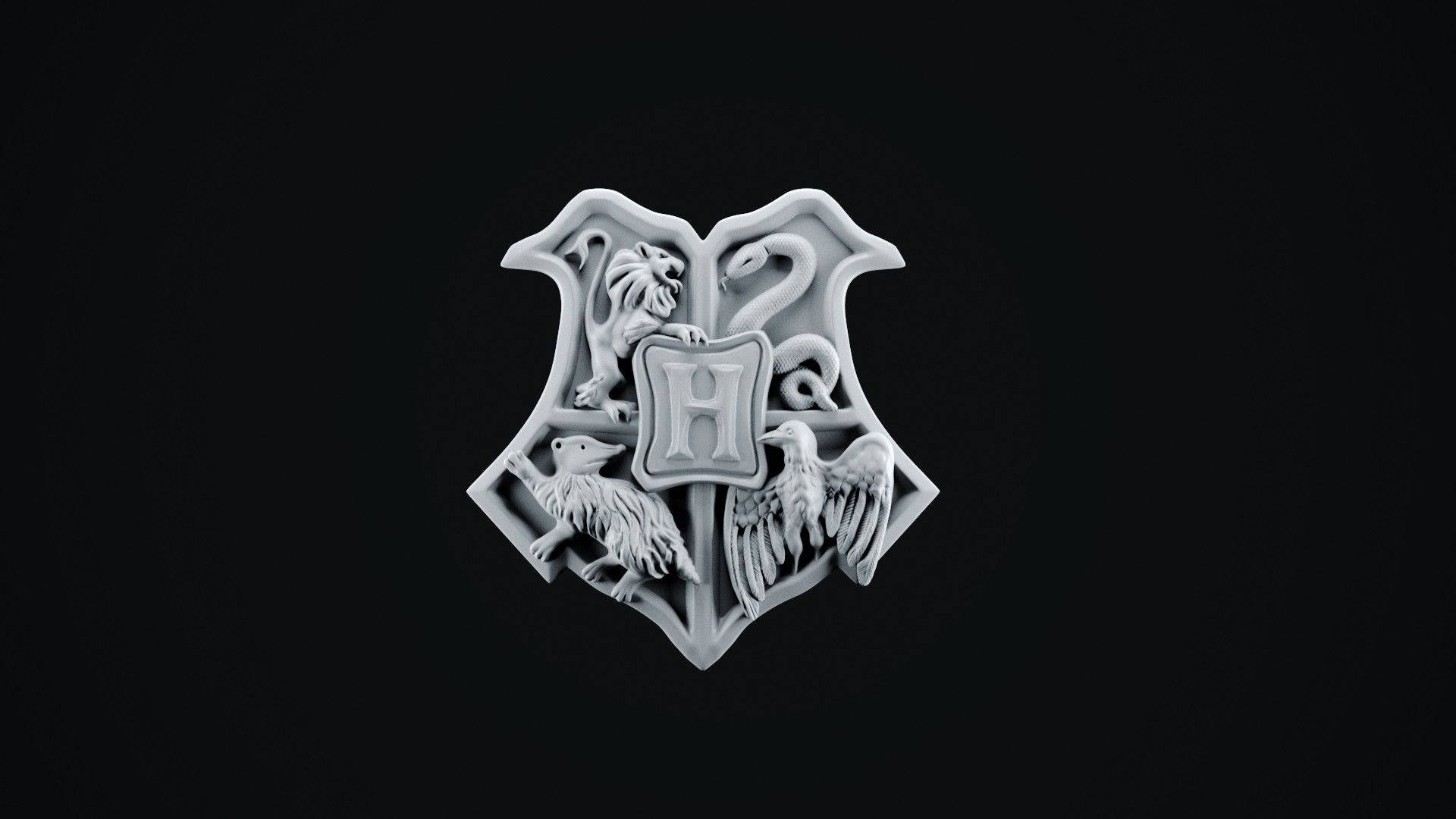 Slytherin In Hogwarts Crest Wallpaper
