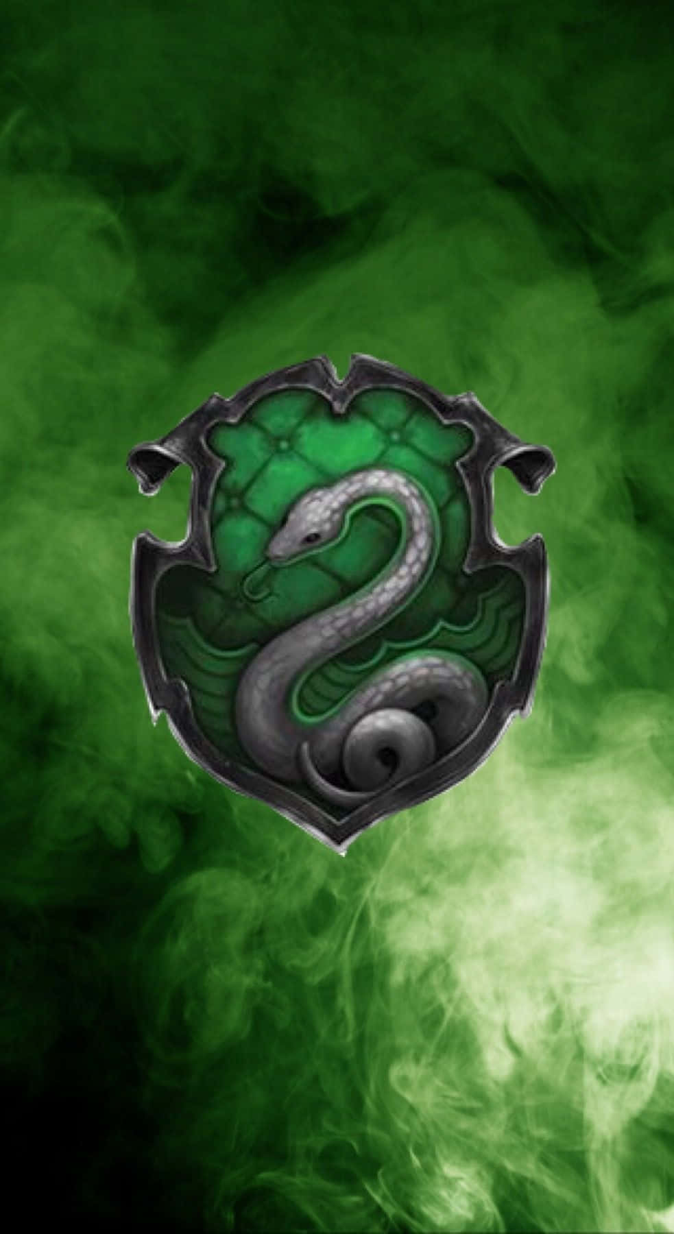 "Introducing the Slytherin Phone, the most advanced smartphone availale worldwide" Wallpaper