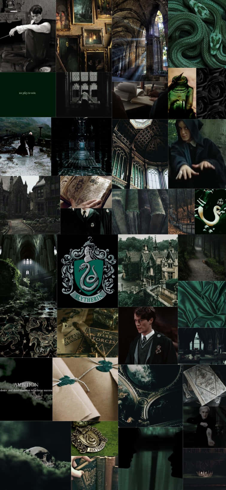 Unlock the Power of Slytherin with the Latest in Mobile Technology Wallpaper