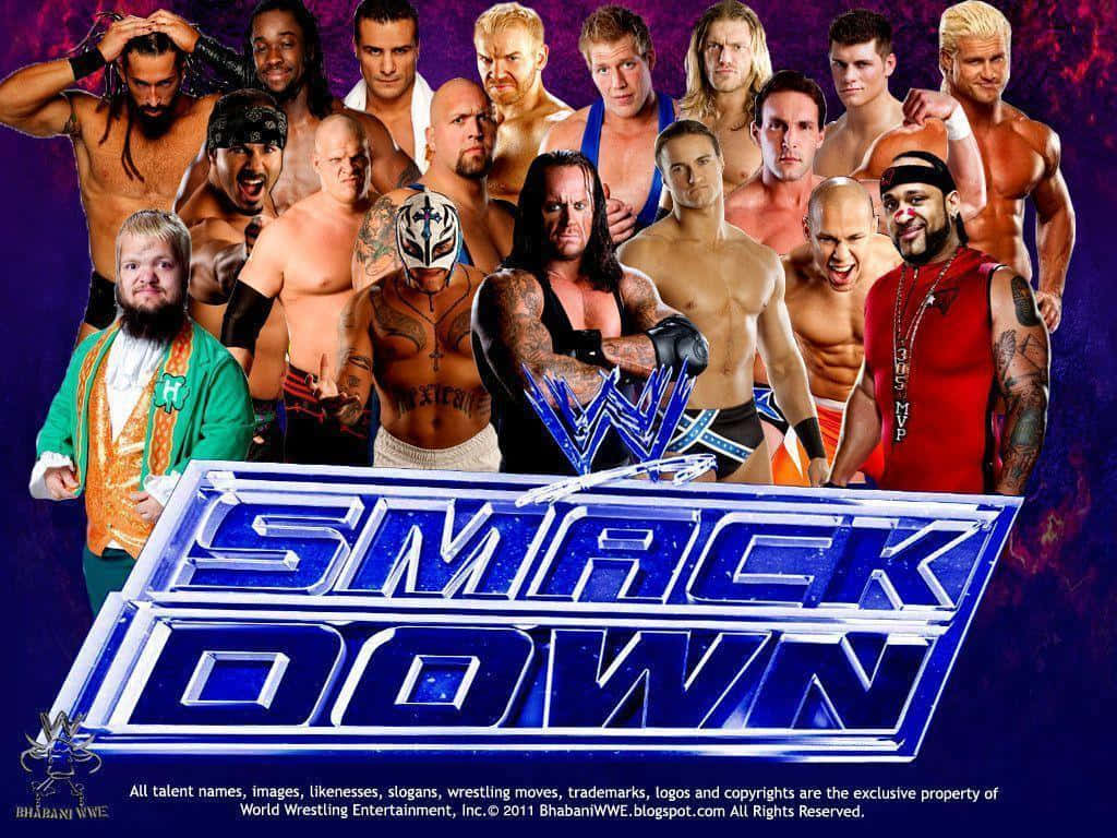 Witness the Ultimate in Tag Team Action - Smackdown! Wallpaper