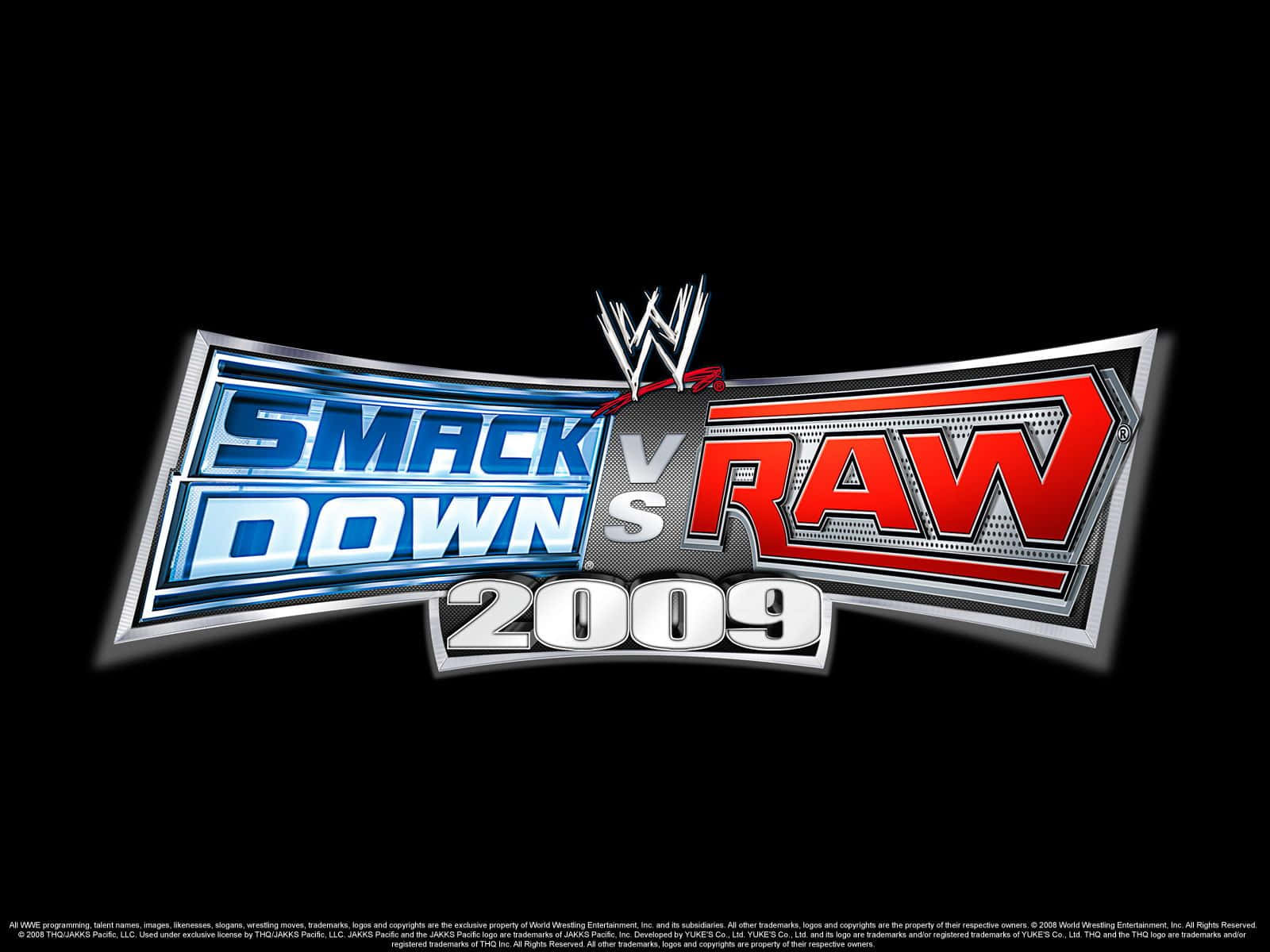 Wwe Smackdown Raw 2009 Logo Wallpaper