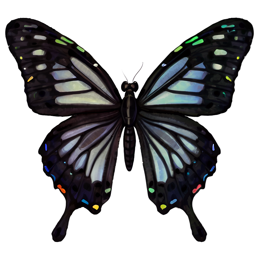 Small Black Butterfly Png Fgg PNG