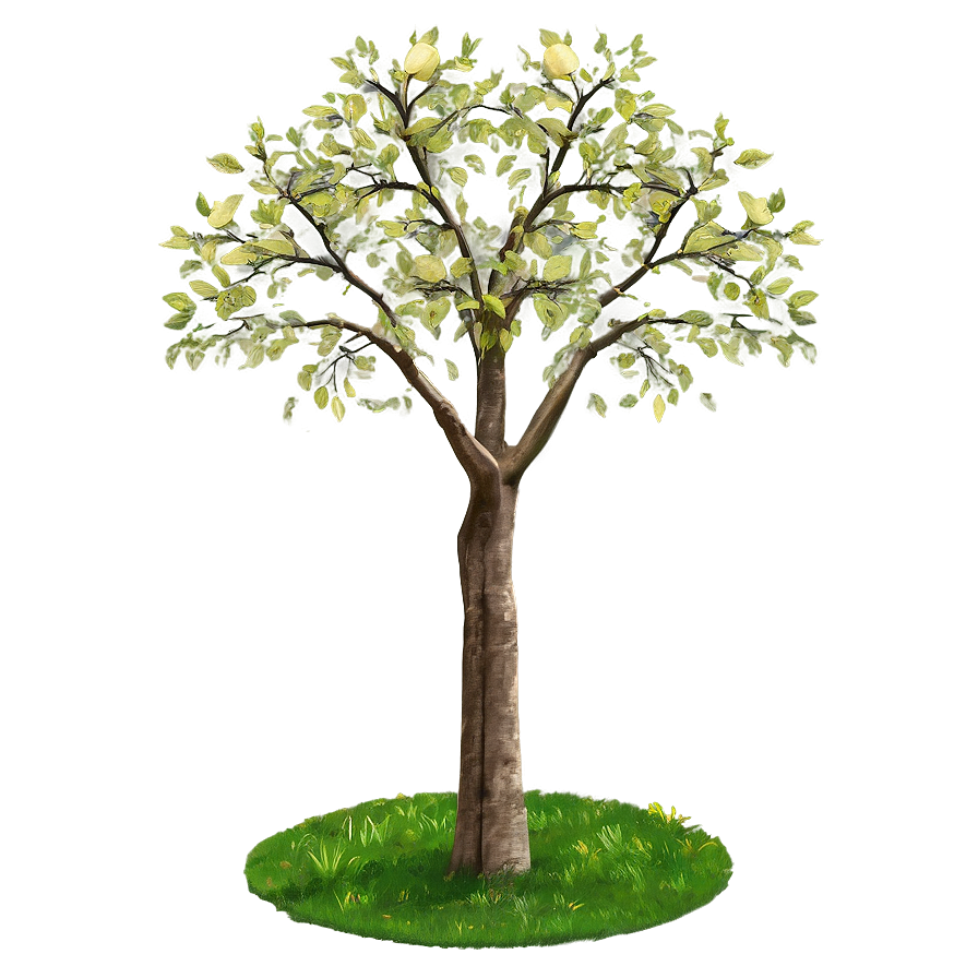 Small Deciduous Tree Png Yfj28 PNG