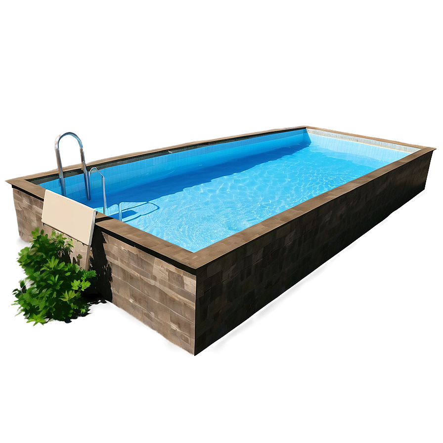 Small Garden Swimming Pool Png 12 PNG