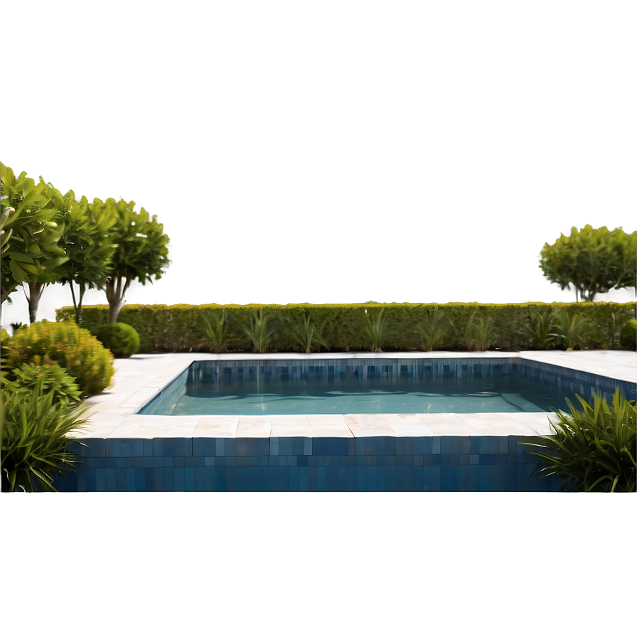 Small Garden Swimming Pool Png Bmm13 PNG