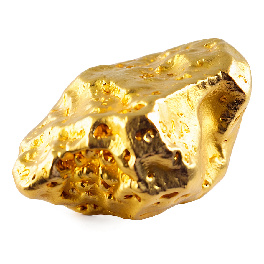 Small Gold Nugget Png 06132024 PNG