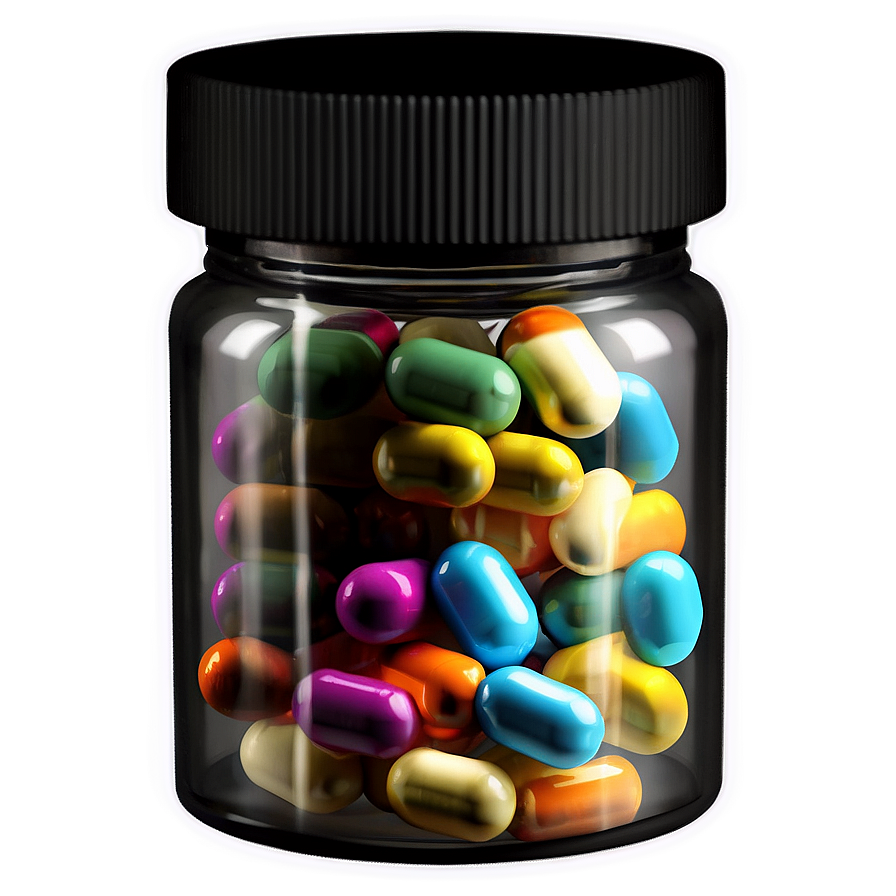 Small Pill Bottle Png Kfg PNG