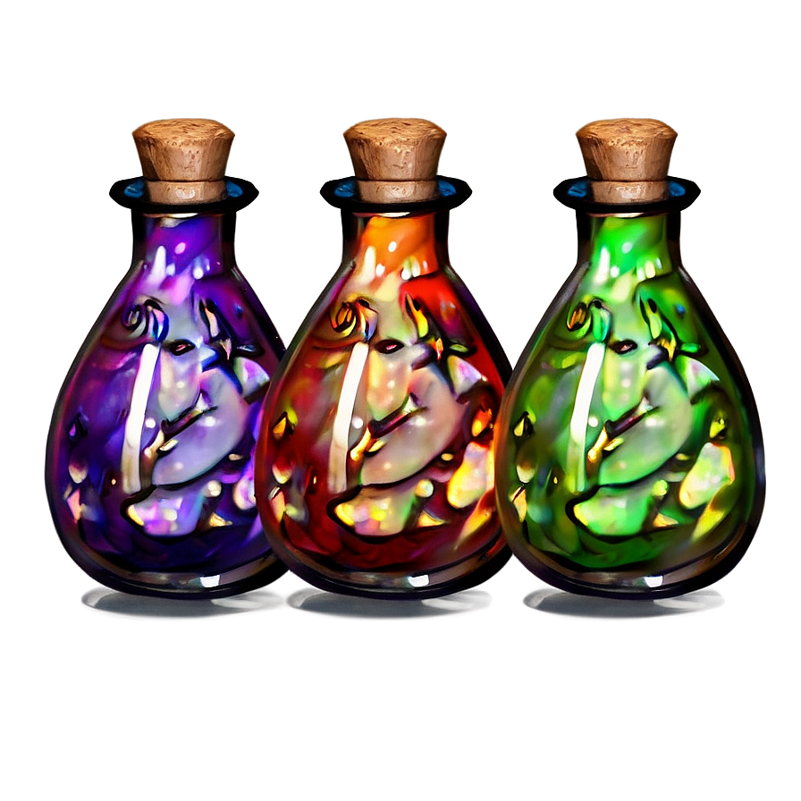 Small Potion Bottle Png 06132024 PNG