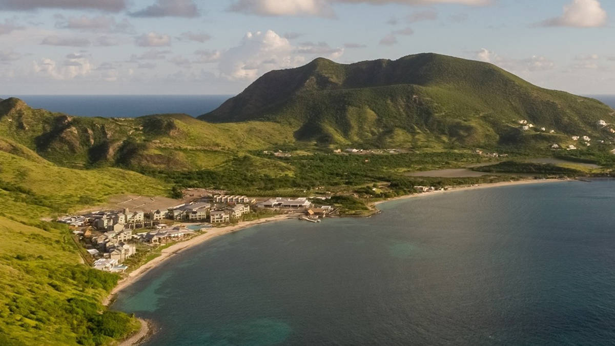 Small Town Of St Kitts And Nevis Wallpaper