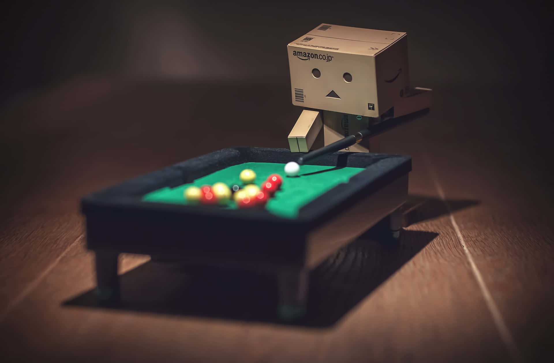 Miniature Toy Pool Table Wallpaper