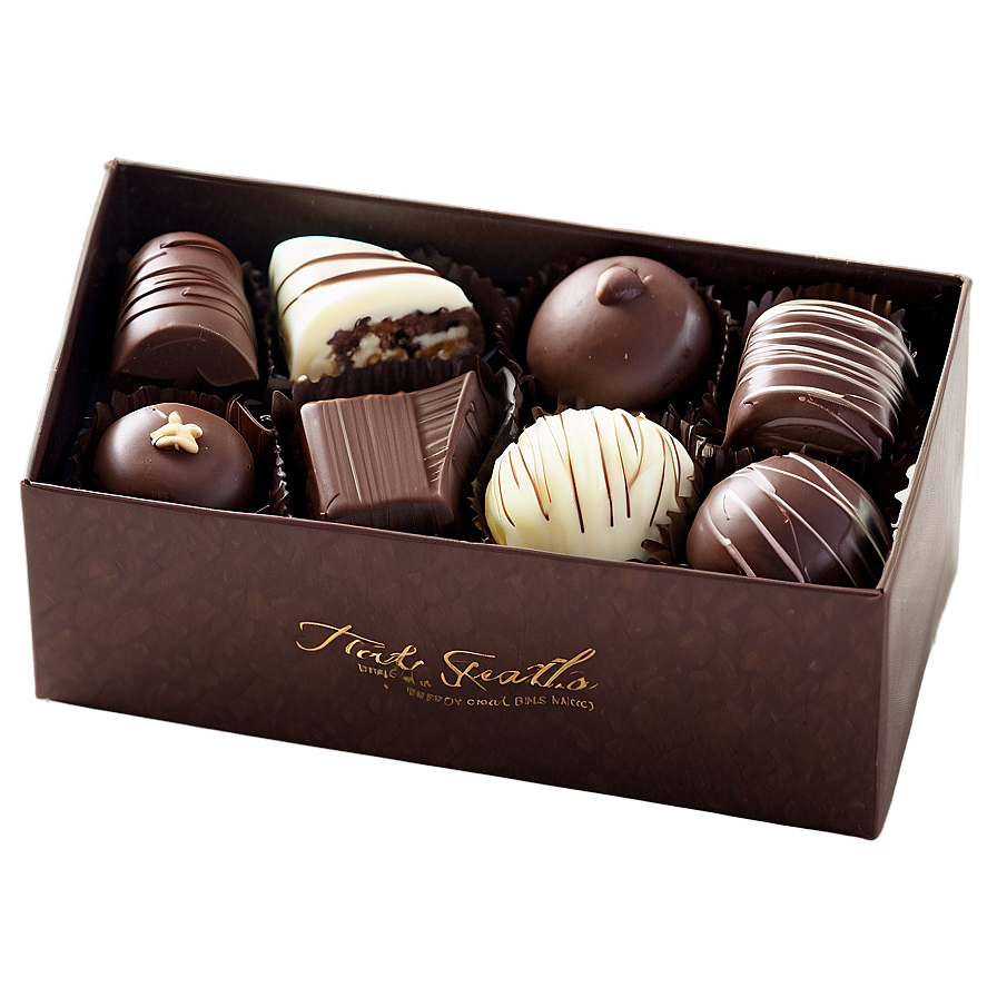 Small Treat Chocolate Box Png Phu91 PNG