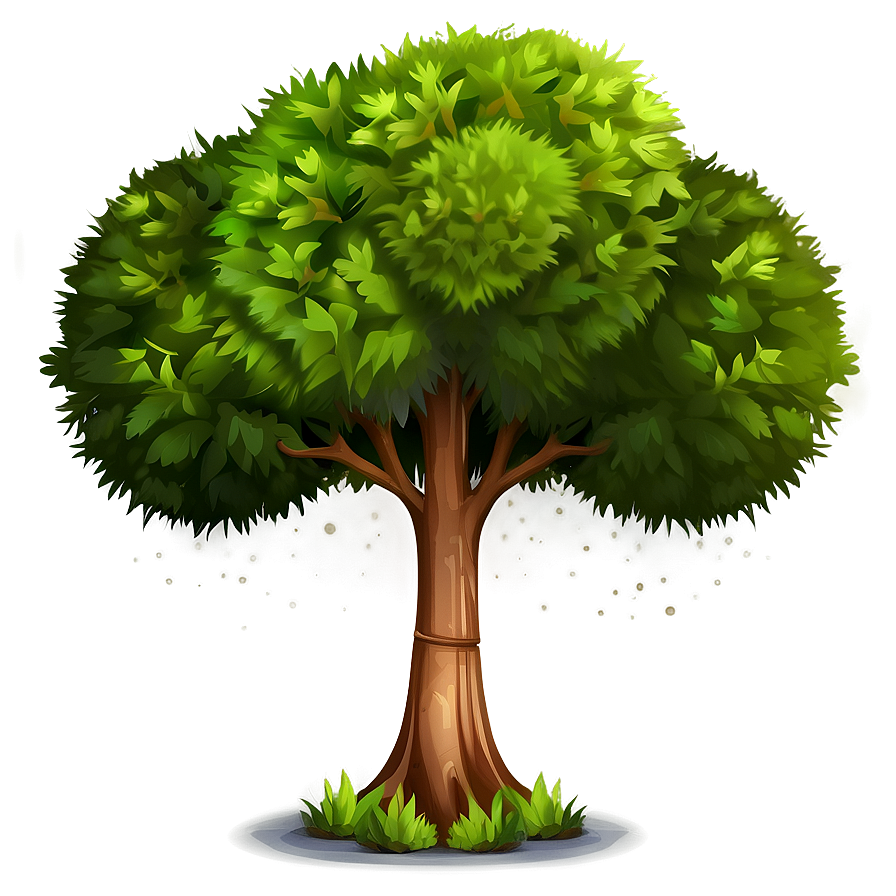 Small Tree Flat Design Png Yje PNG