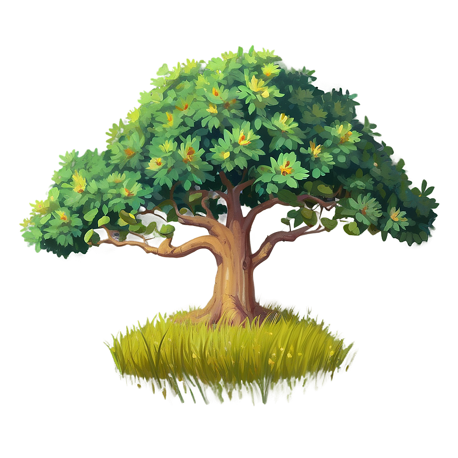 Small Tree In Field Png Aiw15 PNG