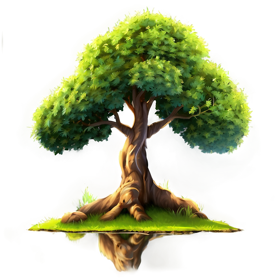 Small Tree Landscape Png Sow72 PNG