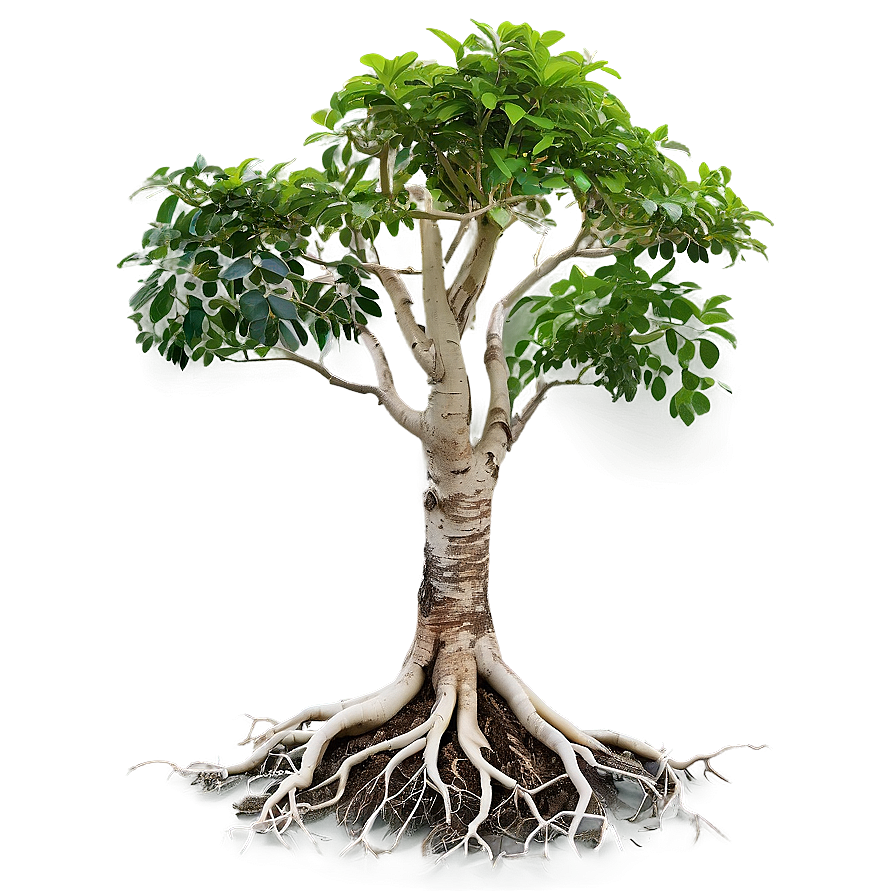Small Tree With Roots Png Wxu65 PNG