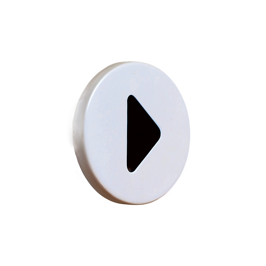 Small White Play Button Png 69 PNG