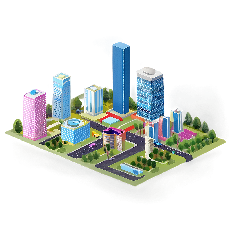 Smart City Technology Layout Png Kcu PNG