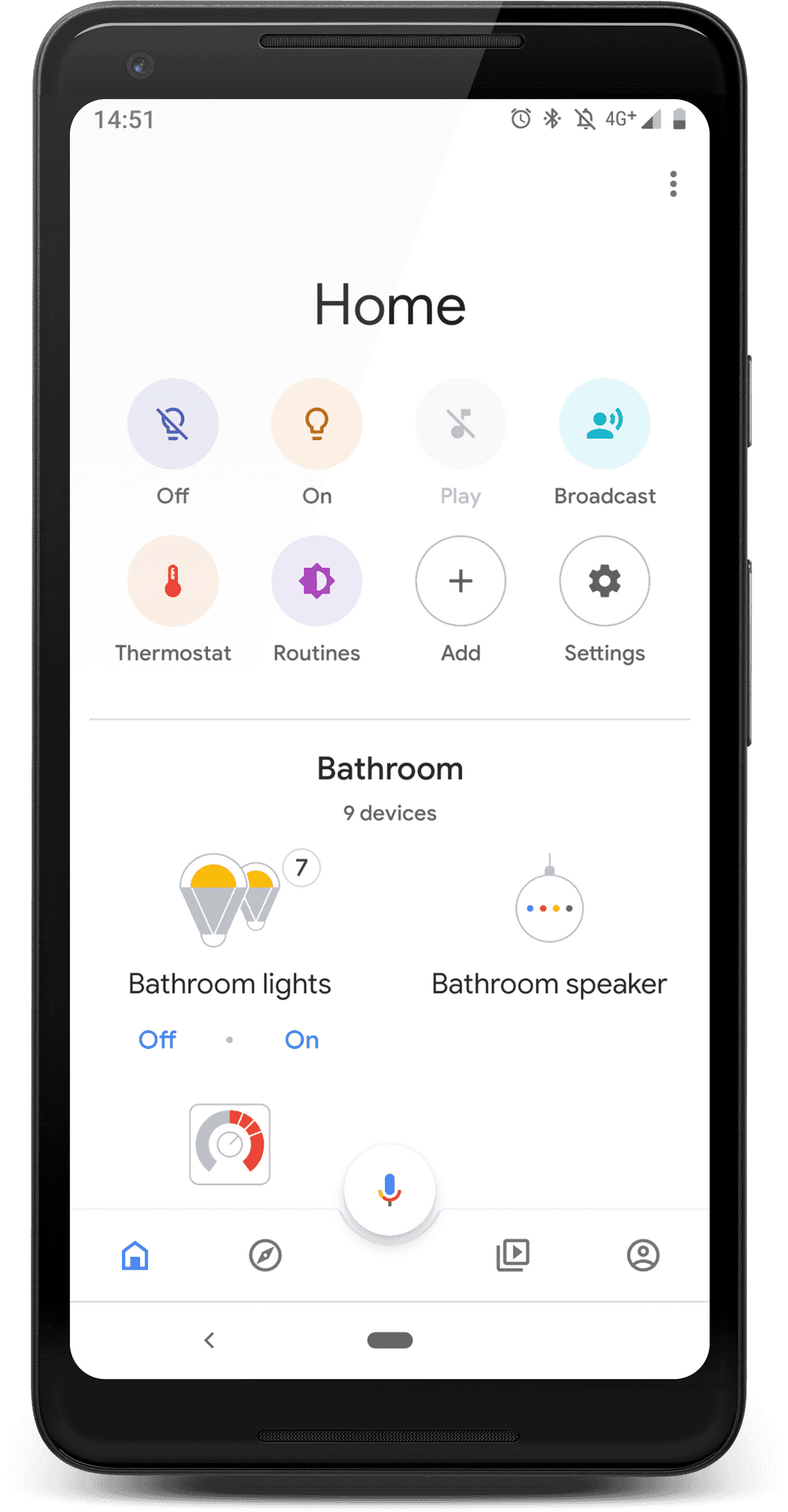 Smart Home Control Interface PNG
