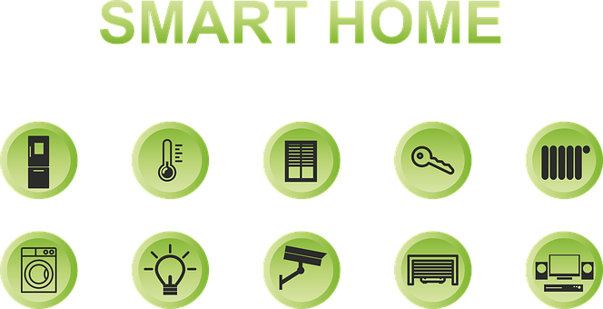 Smart Home Technology Icons PNG