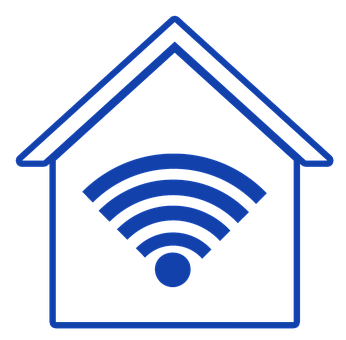 Smart Home Wi Fi Signal Icon PNG