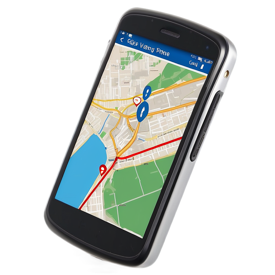 Smart Phone With Gps Navigation Png 06202024 PNG