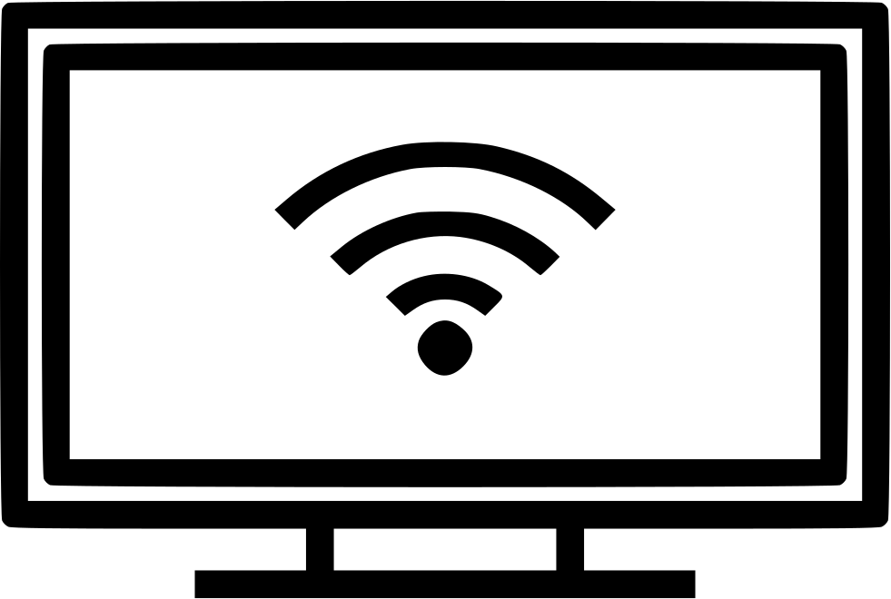 Smart T V Wireless Connectivity Icon PNG