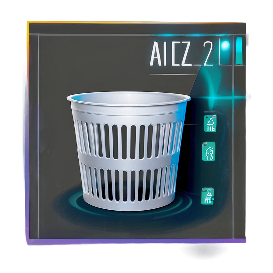 Smart Trash Bin Visualization Png Xfd32 PNG