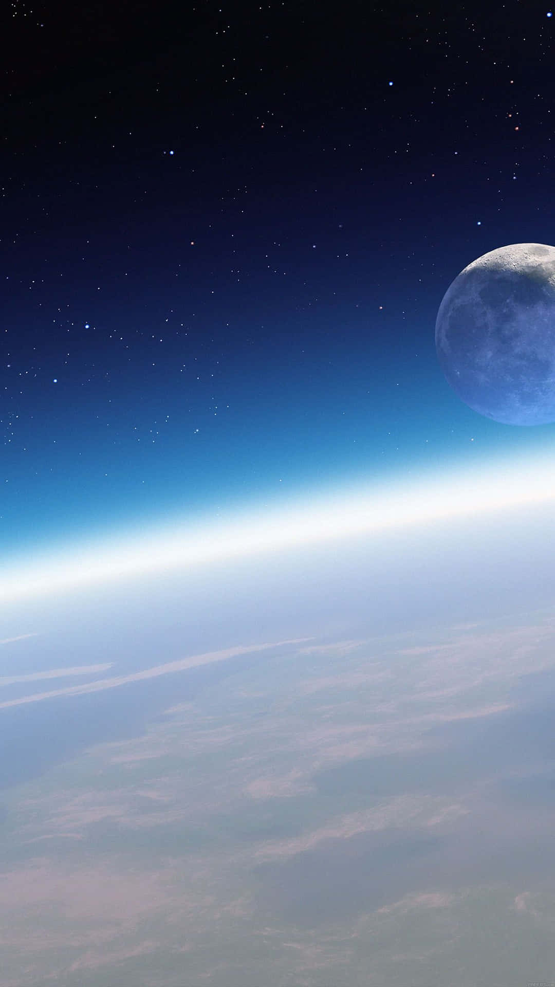 A Moon Is Seen From The Earth