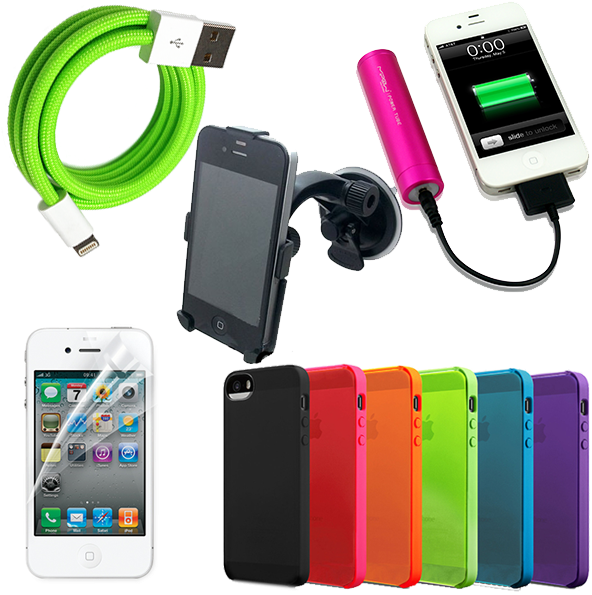 Smartphone Accessories Collection PNG