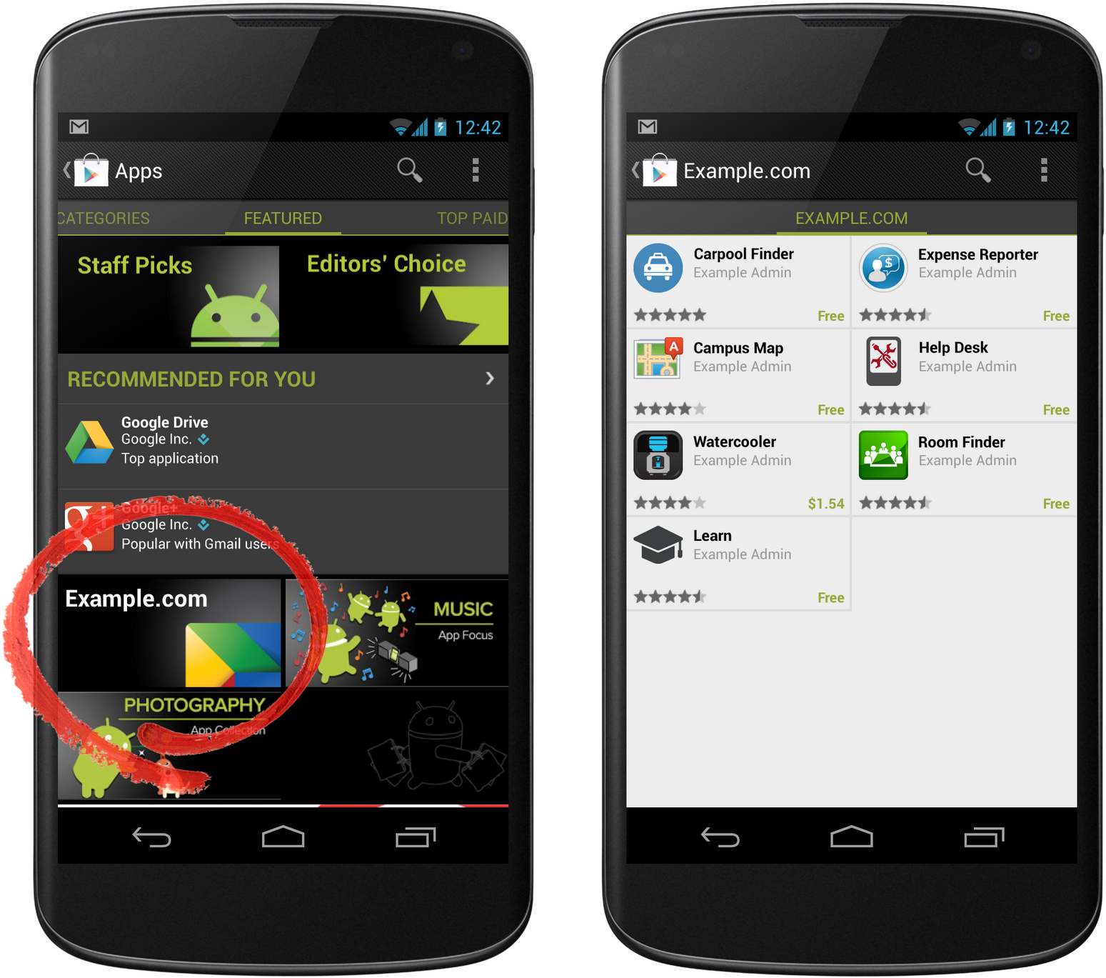 Smartphone App Store Screenshots PNG