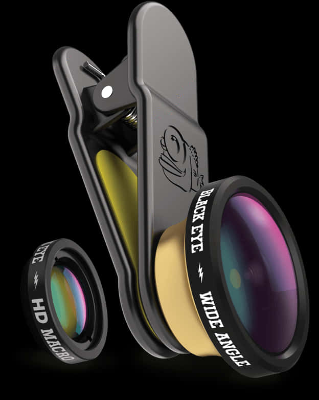 Smartphone Camera Lens Clip Attachment PNG
