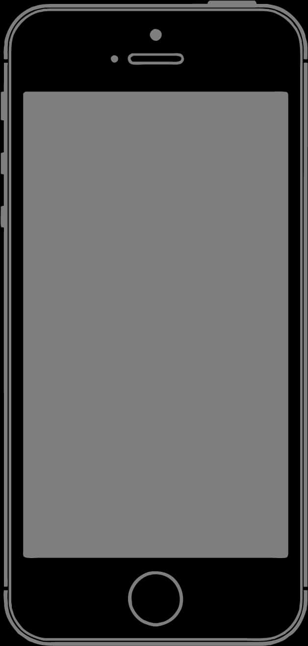 Smartphone Frame Template PNG