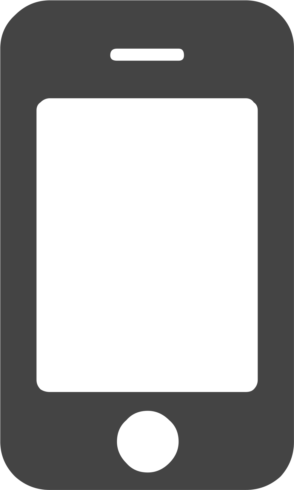 Smartphone Icon Graphic PNG