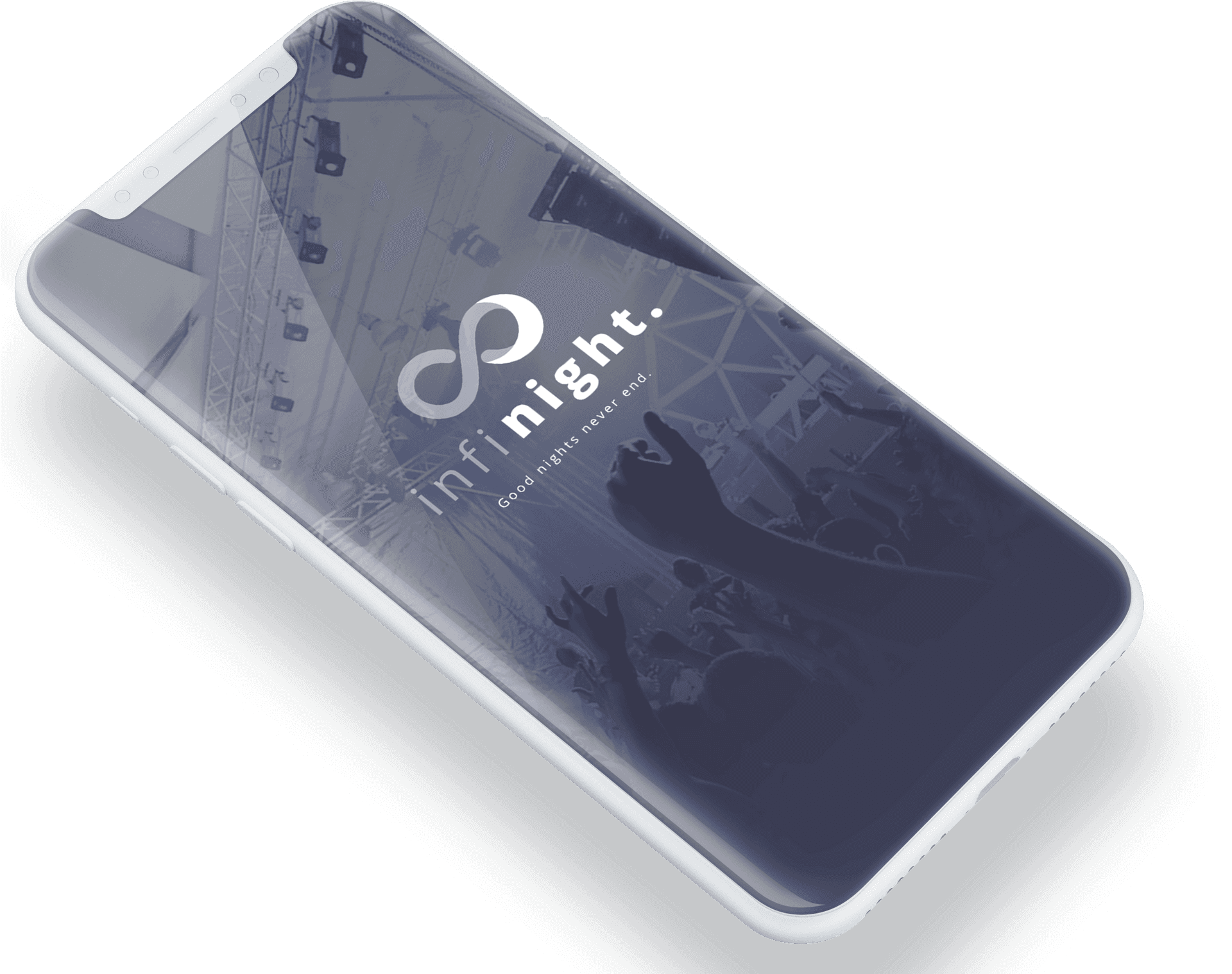 Smartphone Infinight App Concept PNG