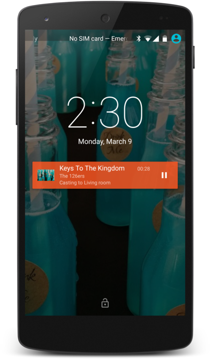 Smartphone Music Streaming Transparent Bottles Background PNG