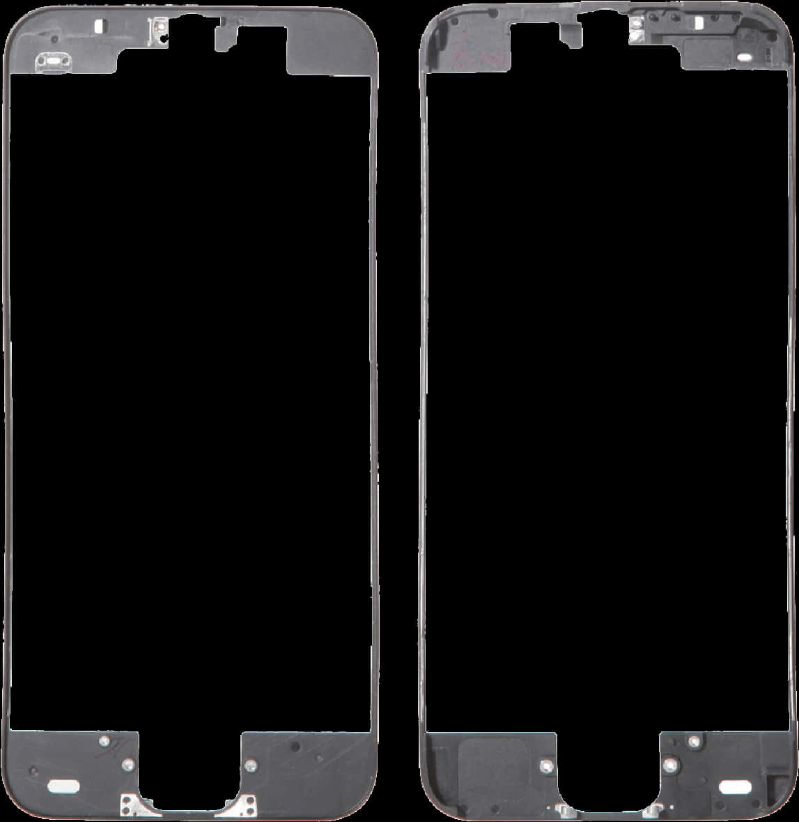 Smartphone Screen Bezels Transparent Background PNG