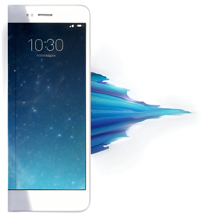 Smartphone Screen Mockup Png 06252024 PNG