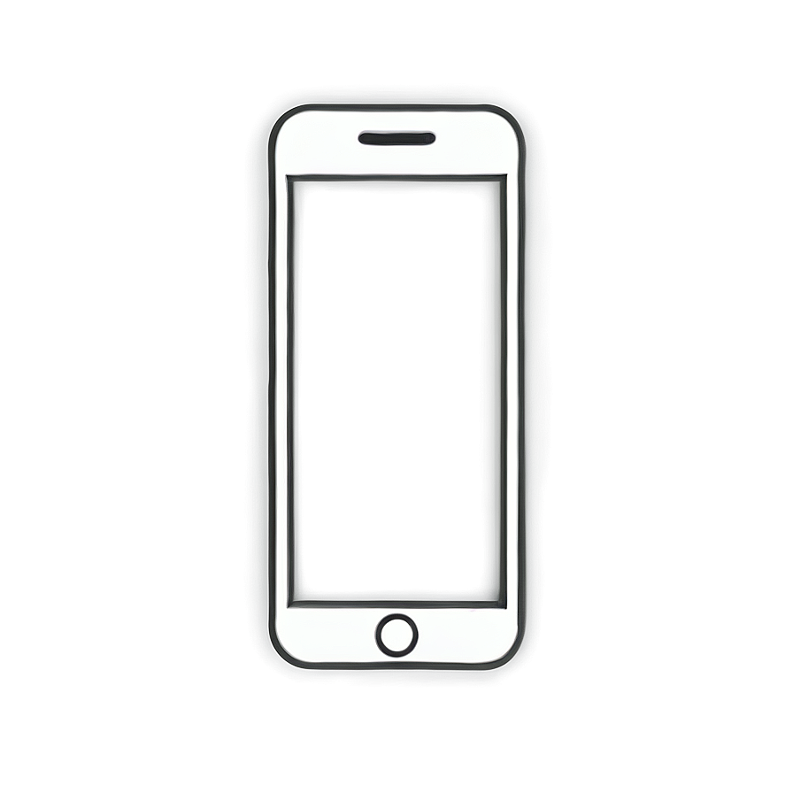 Download Smartphone Screen Outline Png 06262024 | Wallpapers.com