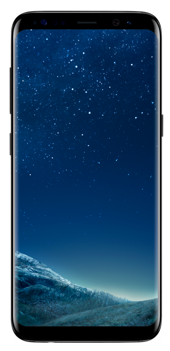 Smartphone Starry Night Screen PNG