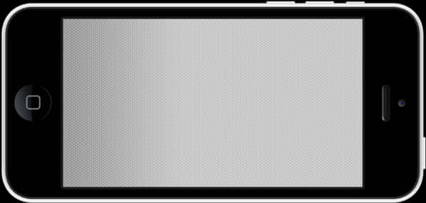 Smartphone With White Screen PNG